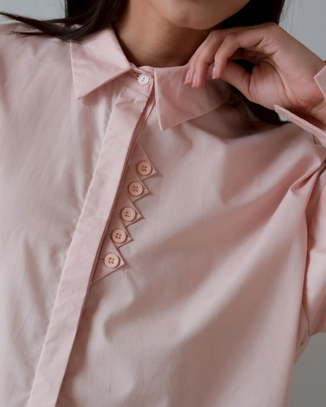 Zori Shirt Kode 1460 Dusty Pink