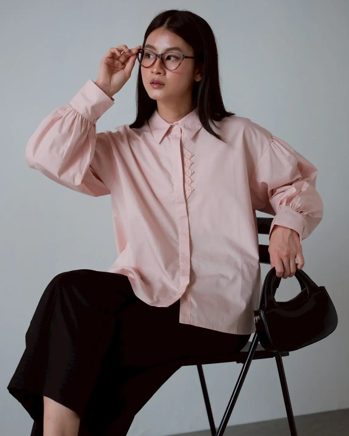 Alternative view of Zori Shirt Kode 1460 Dusty Pink