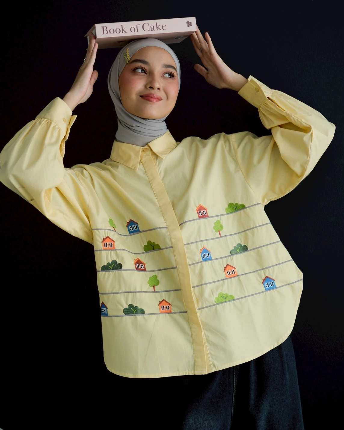Tresha Shirt Kode 80112 Pale Banana