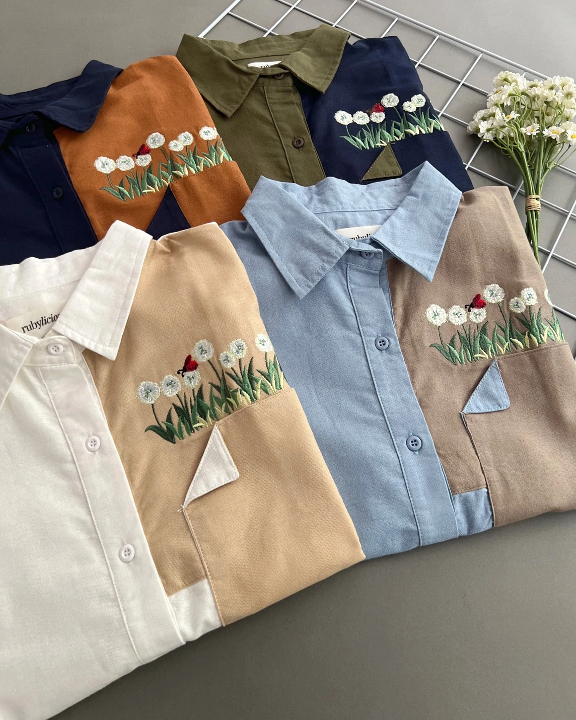 Alternative view of LOULA SHIRT NAVY