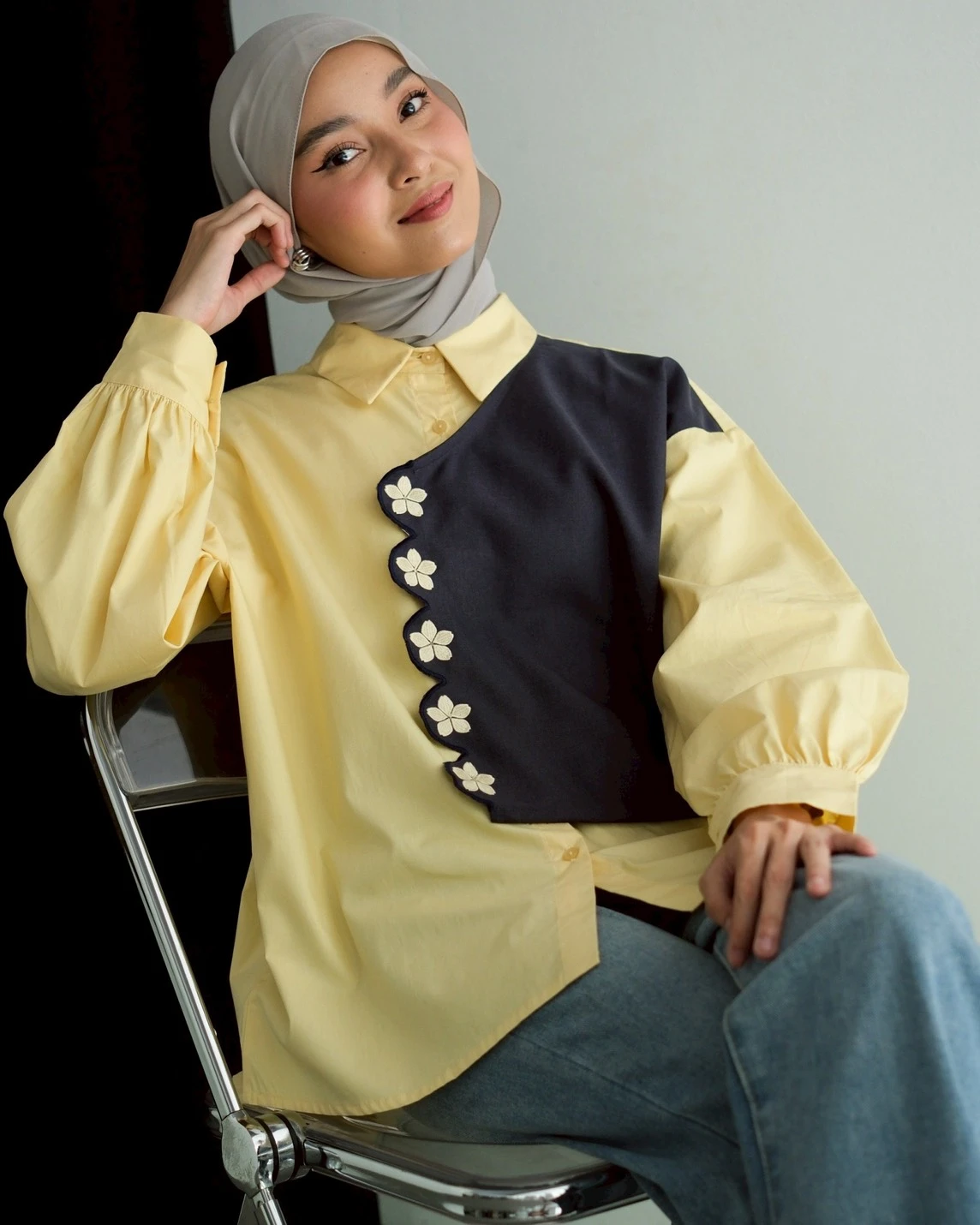 Alternative view of Kastreya Shirt Kode 20377 Yellow