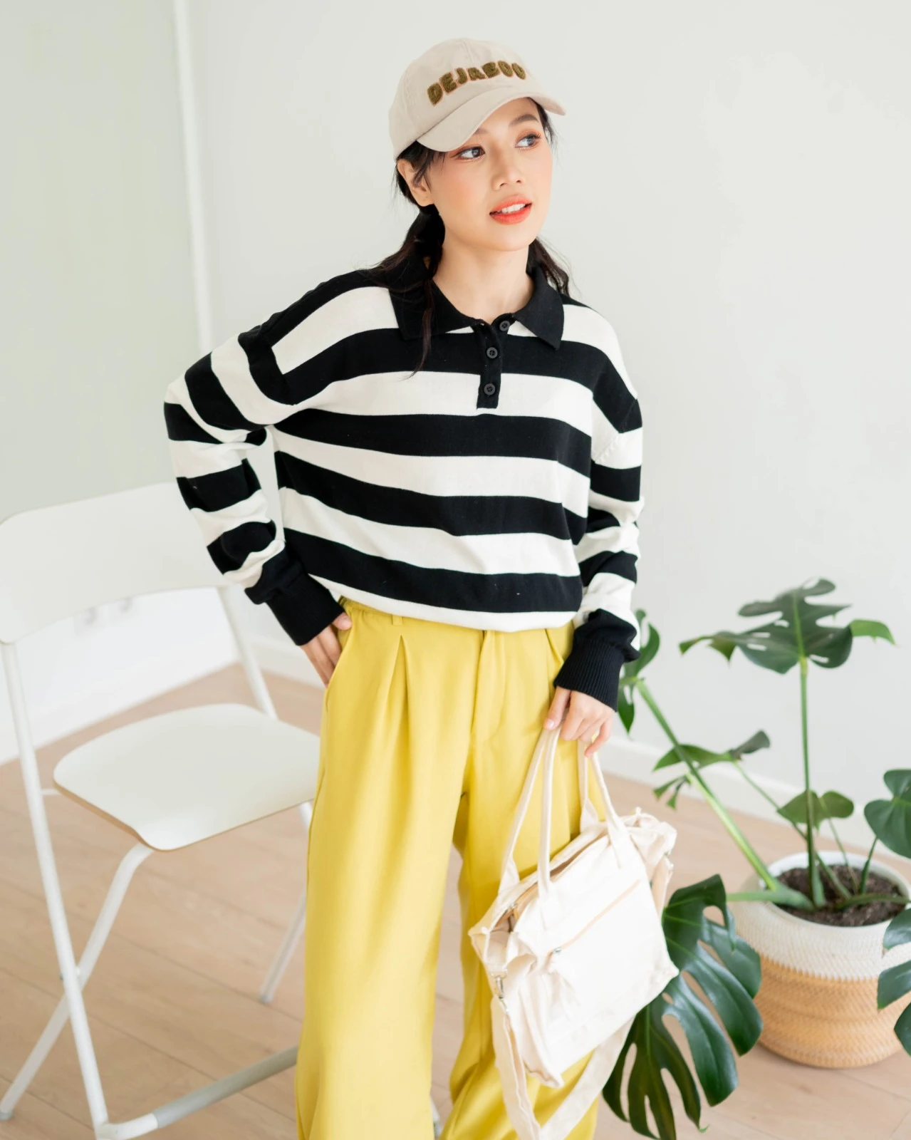 Kourtney Knit Longsleeve Zebra