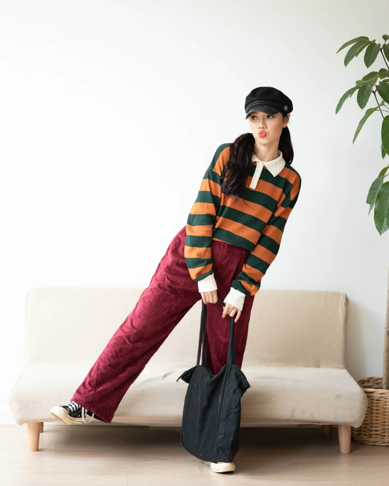 Alternative view of Kourtney Knit Longsleeve Brick