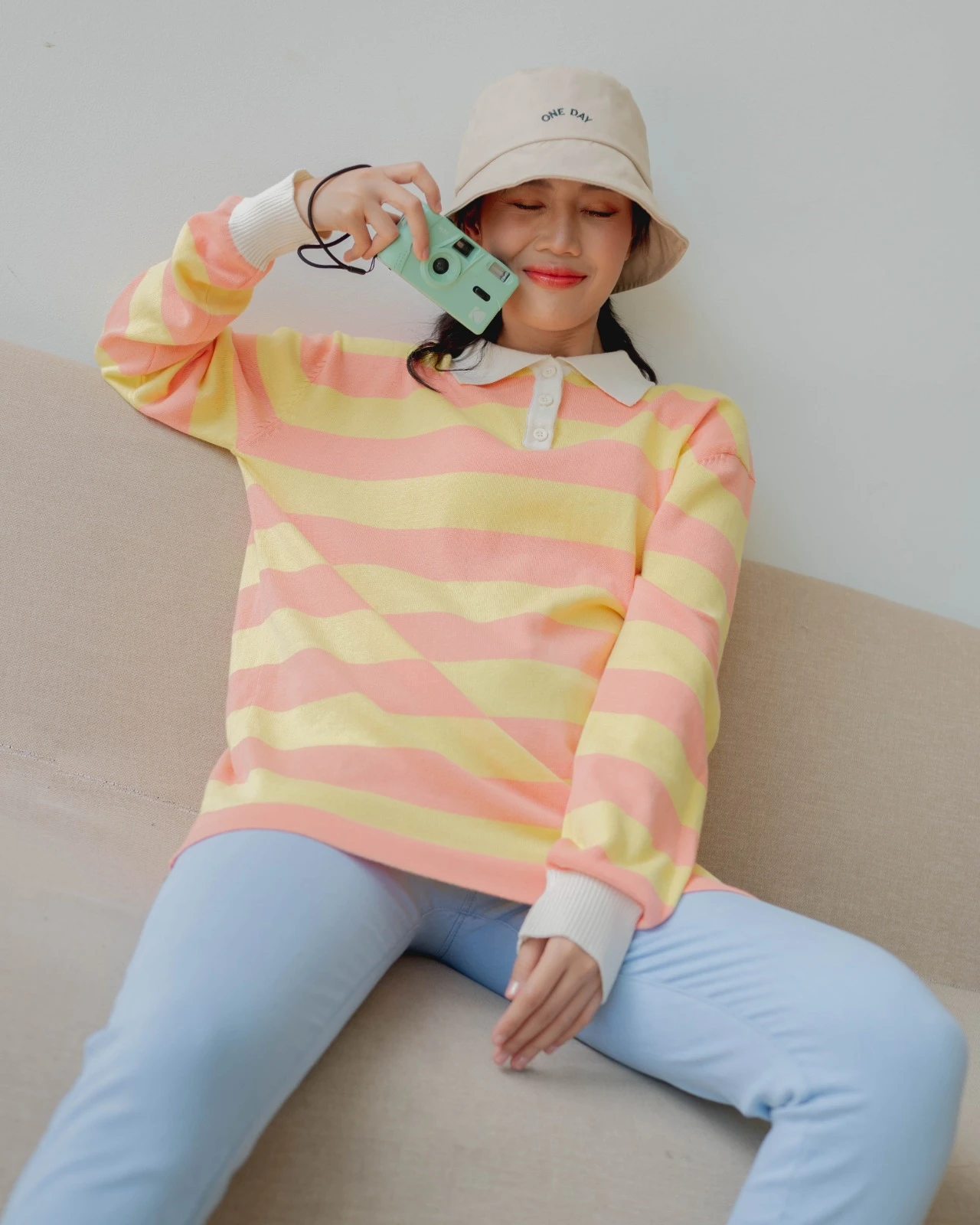 Alternative view of Kourtney Knit Longsleeve Maccaron