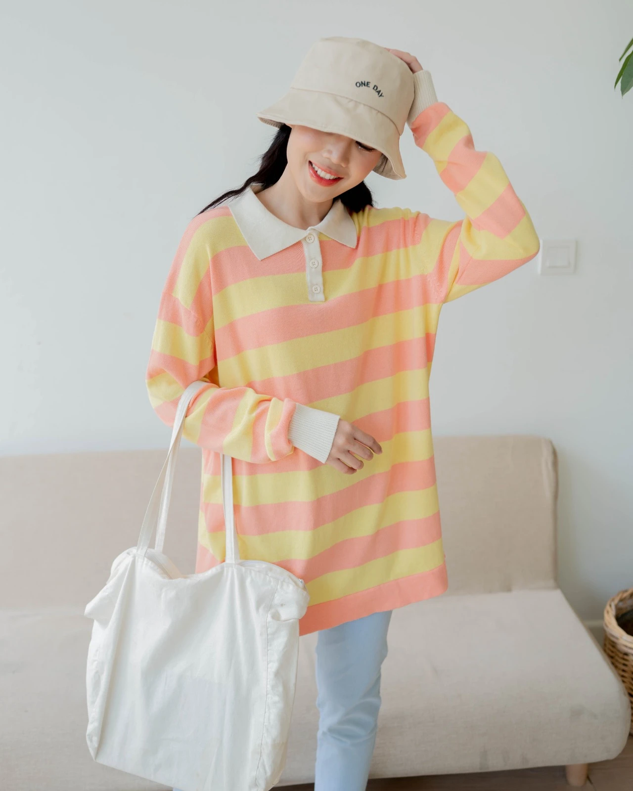 Kourtney Knit Longsleeve Maccaron