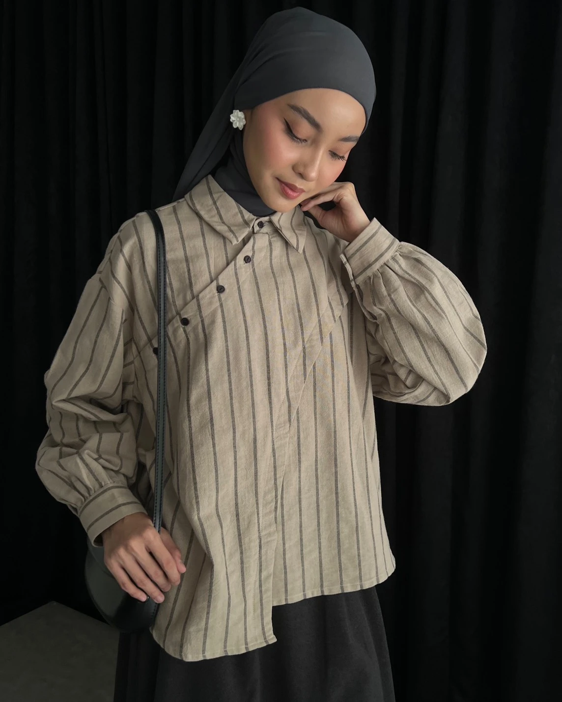Alternative view of Miroku Shirt Kode 1465 Khaki