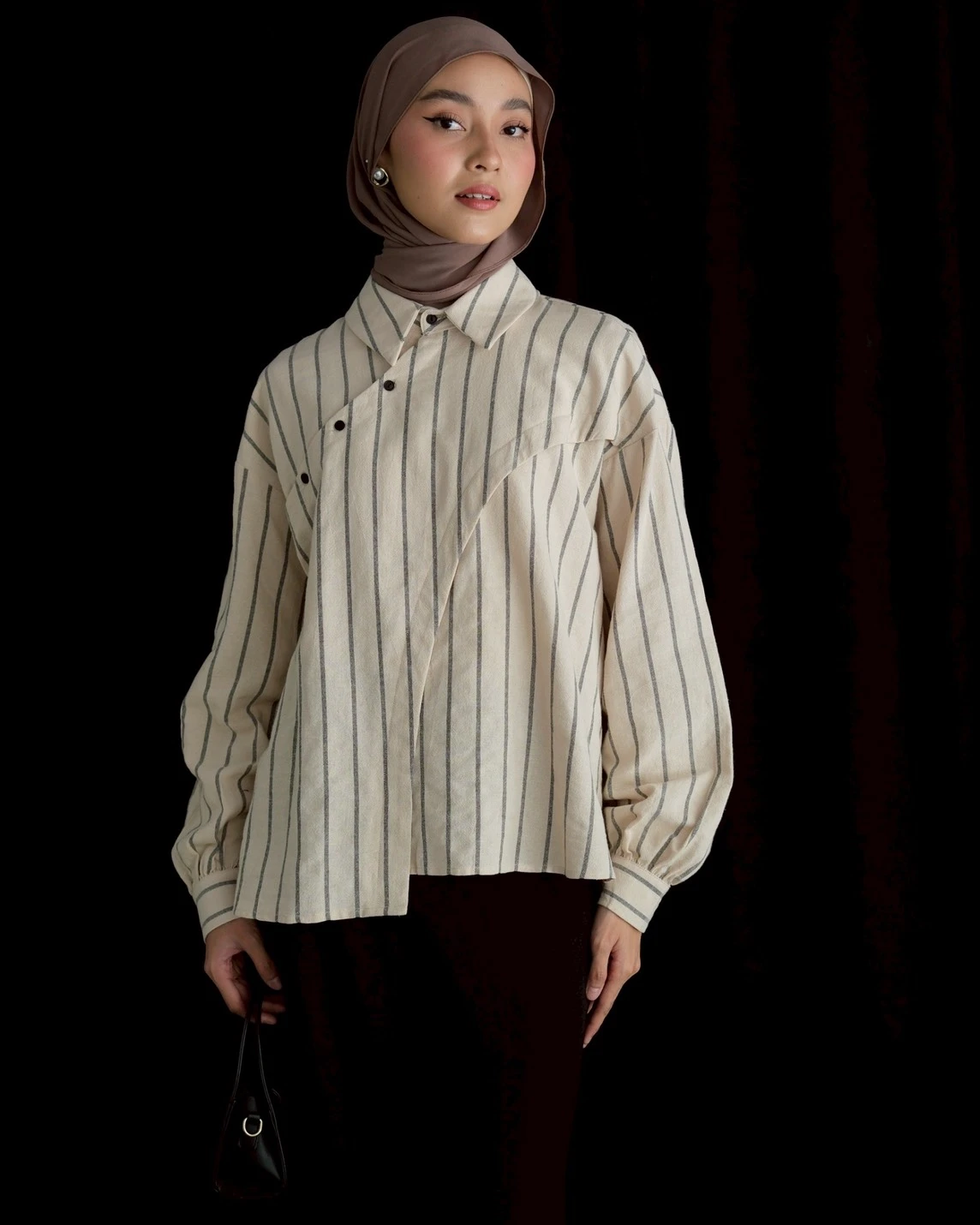 Miroku Shirt Kode 1465 Cream - Image 3