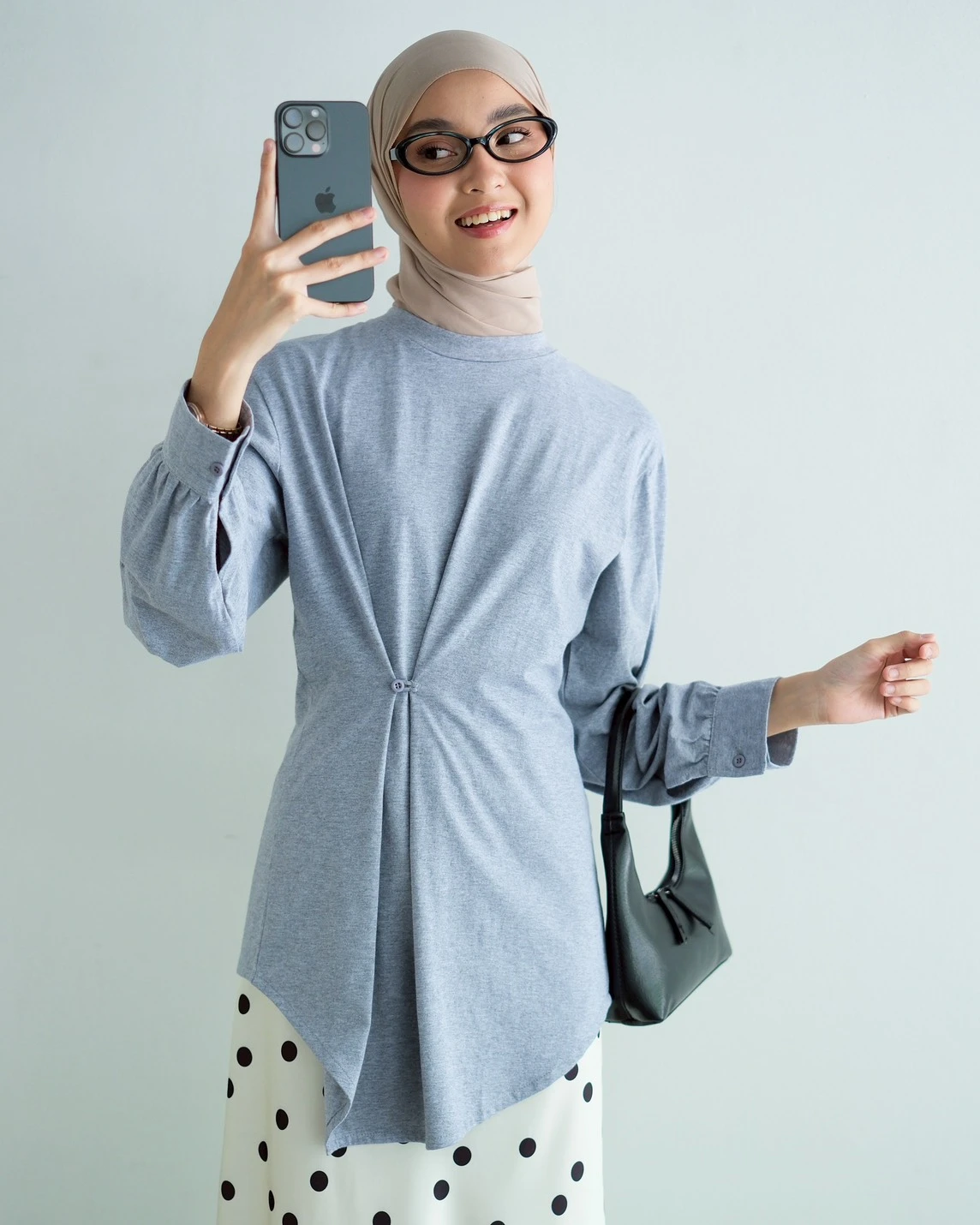 Nena Longsleeve Misty Grey