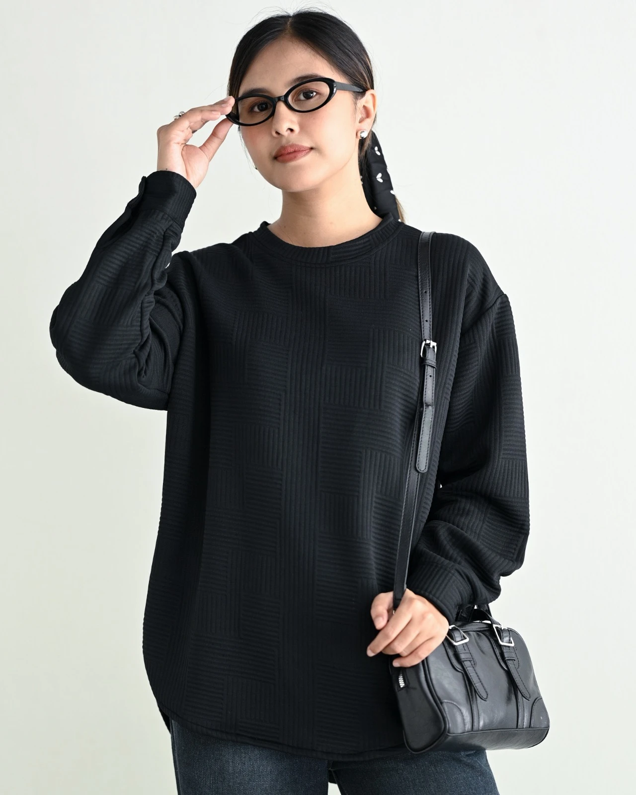 Olniva Longsleeve Kode Lm 5161 Black