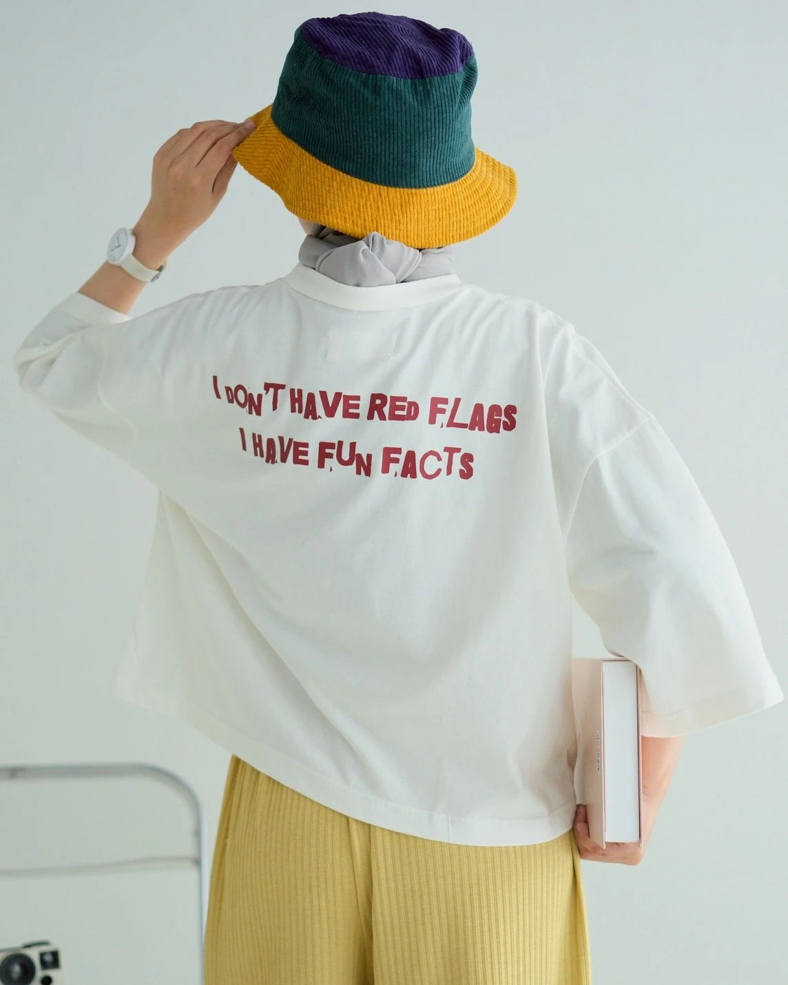 Red Flags Tee Broken White - Image 3