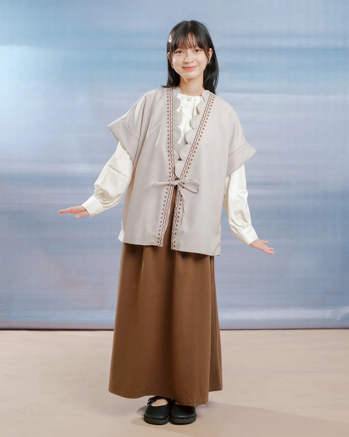 Sander Vest Kode 20376 Grey