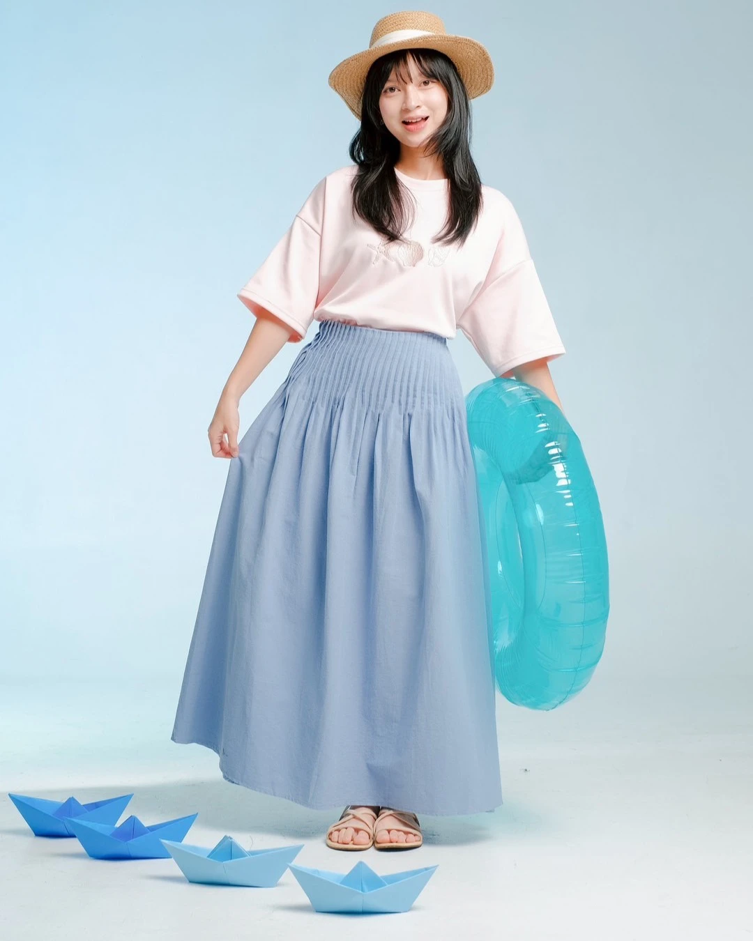 Sema Skirt Kode Rb 013 Blue