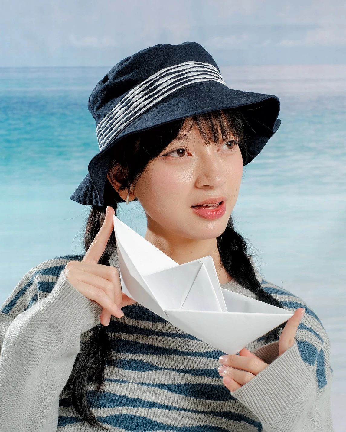 Solea Bucket Hat Navy