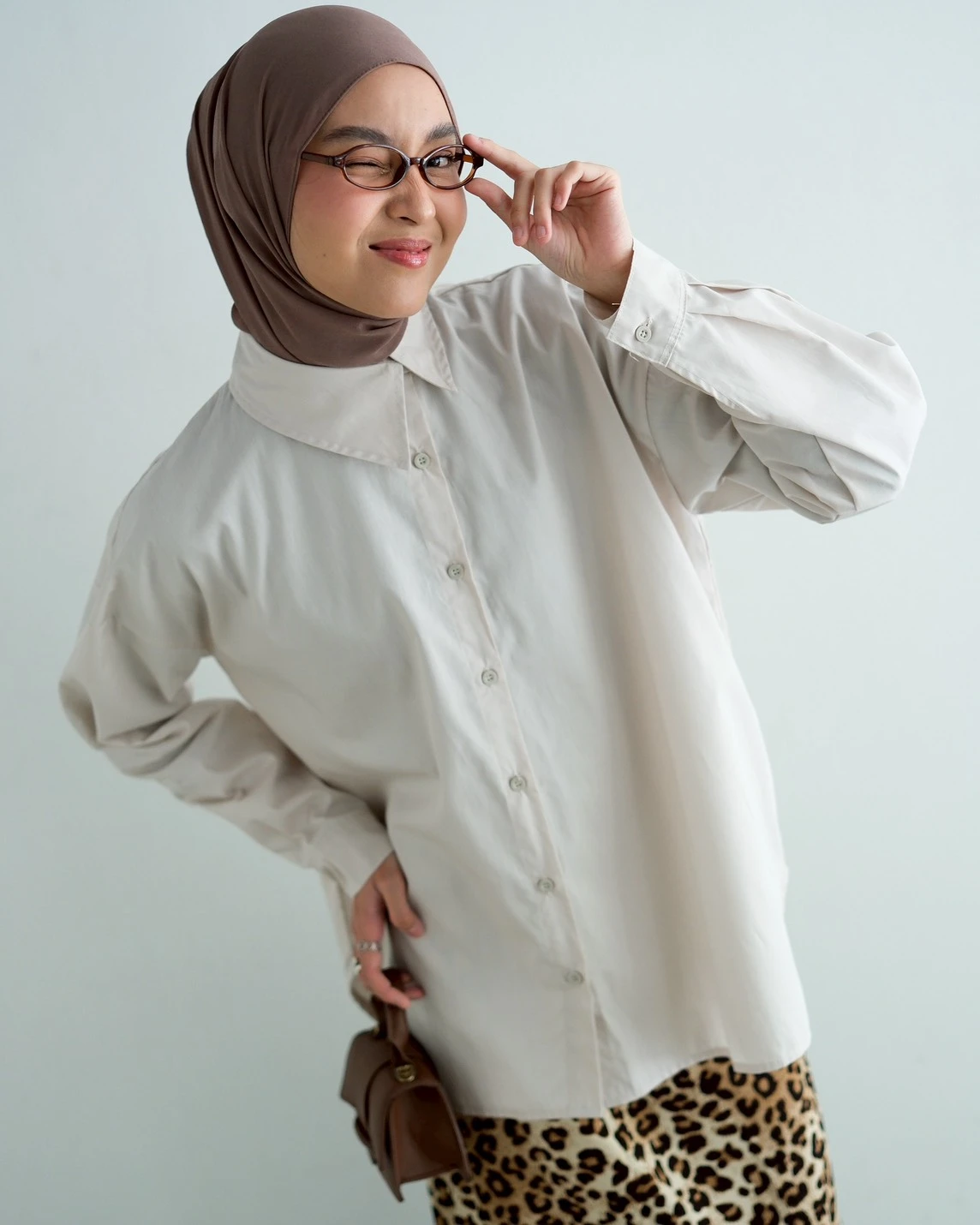 Alternative view of Peyton Shirt Kode 6815 Beige