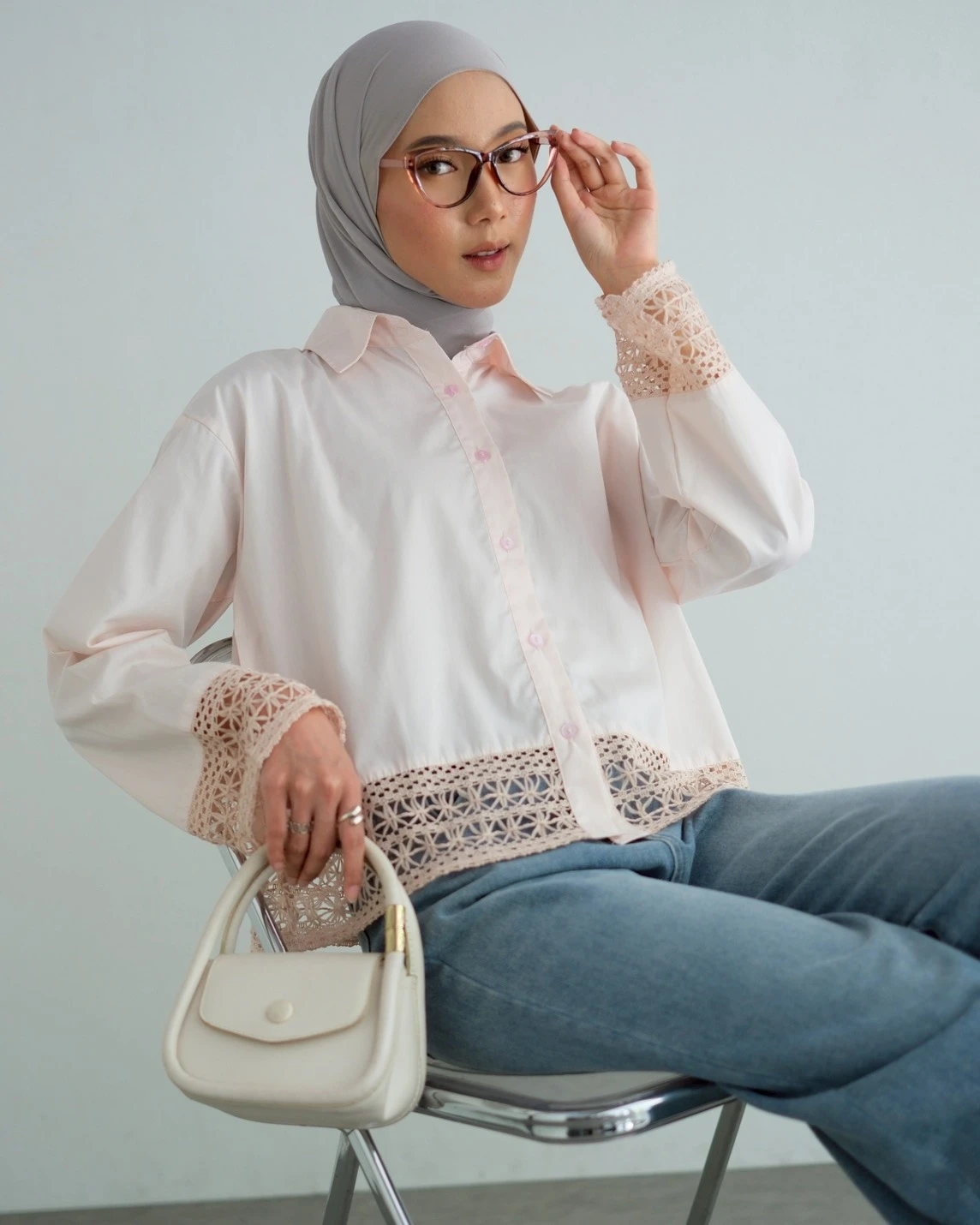 Isaura Shirt Kode 6828 Baby Pink - Image 3