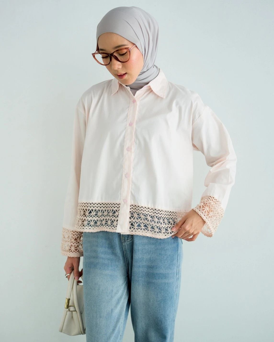 Isaura Shirt Kode 6828 Baby Pink