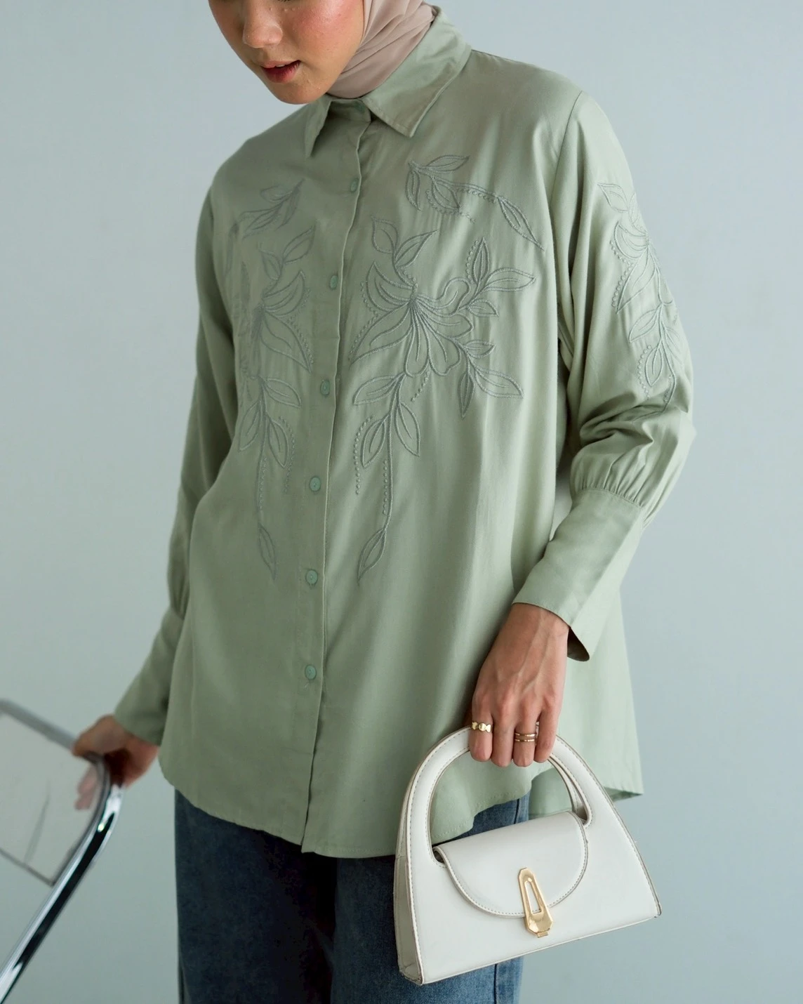 Orinda Shirt Kode 80241 Mint