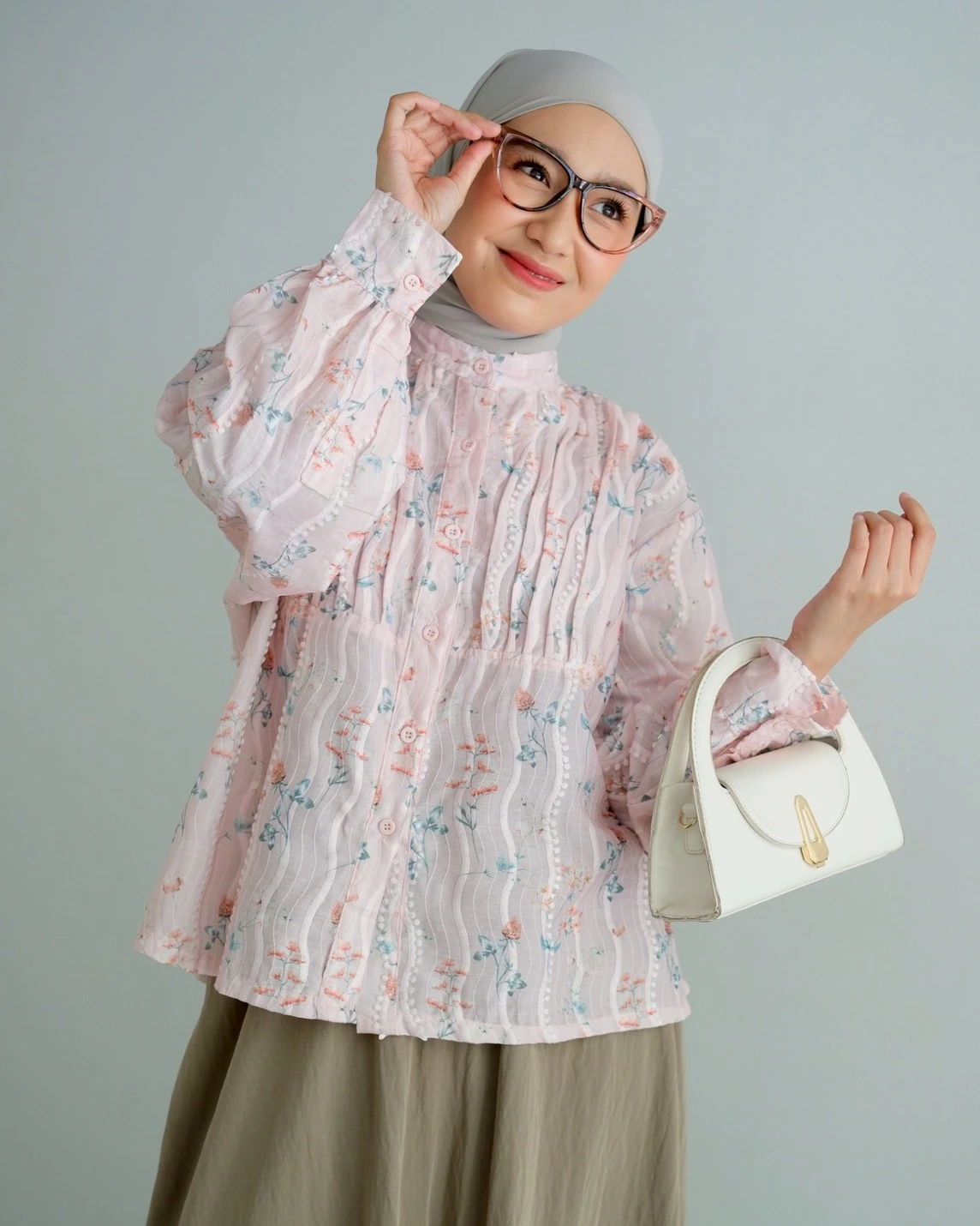 Alternative view of Kasey Shirt Kode Mr 3177 Pink