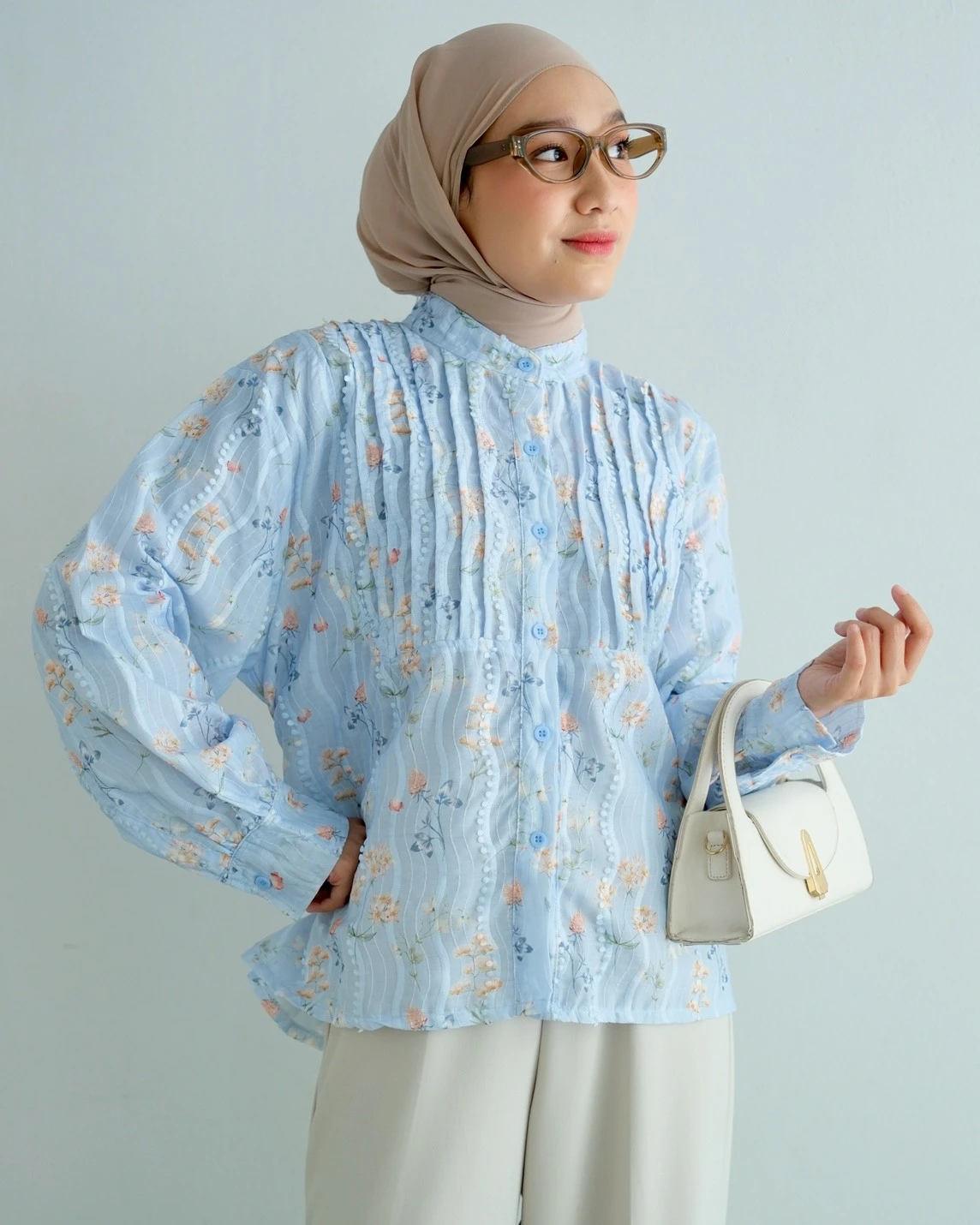 Kasey Shirt Kode Mr 3177 Blue