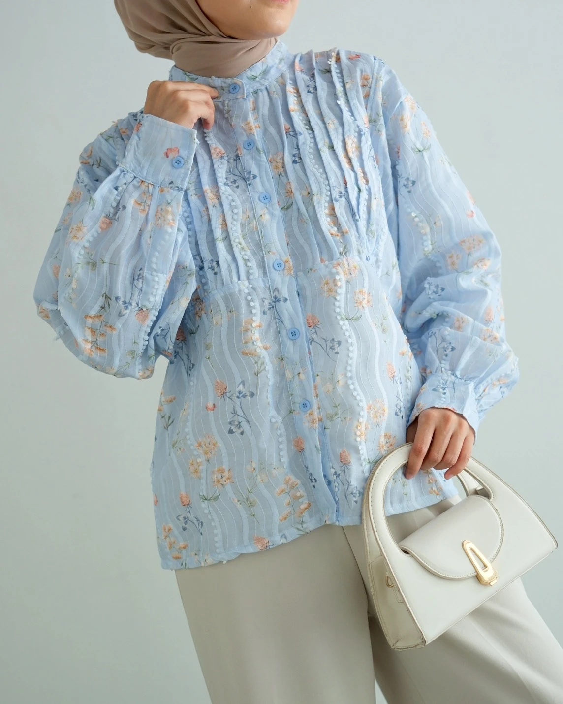 Alternative view of Kasey Shirt Kode Mr 3177 Blue