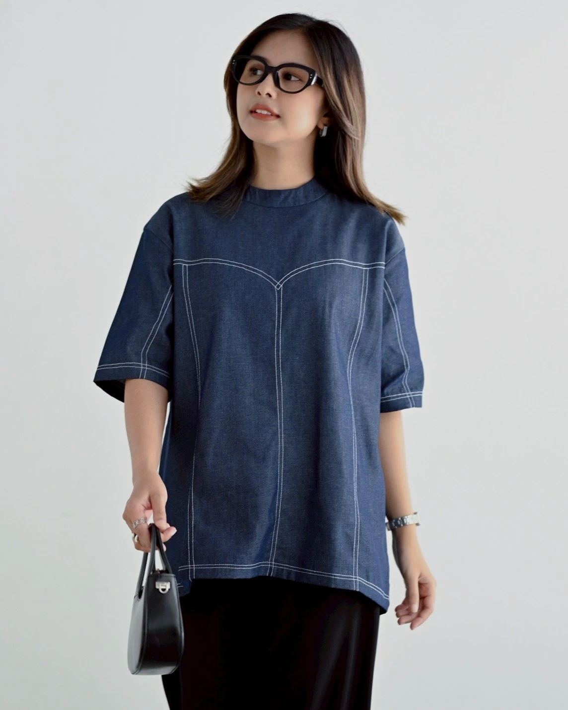 Deanis Denim Shirt Dark Blue