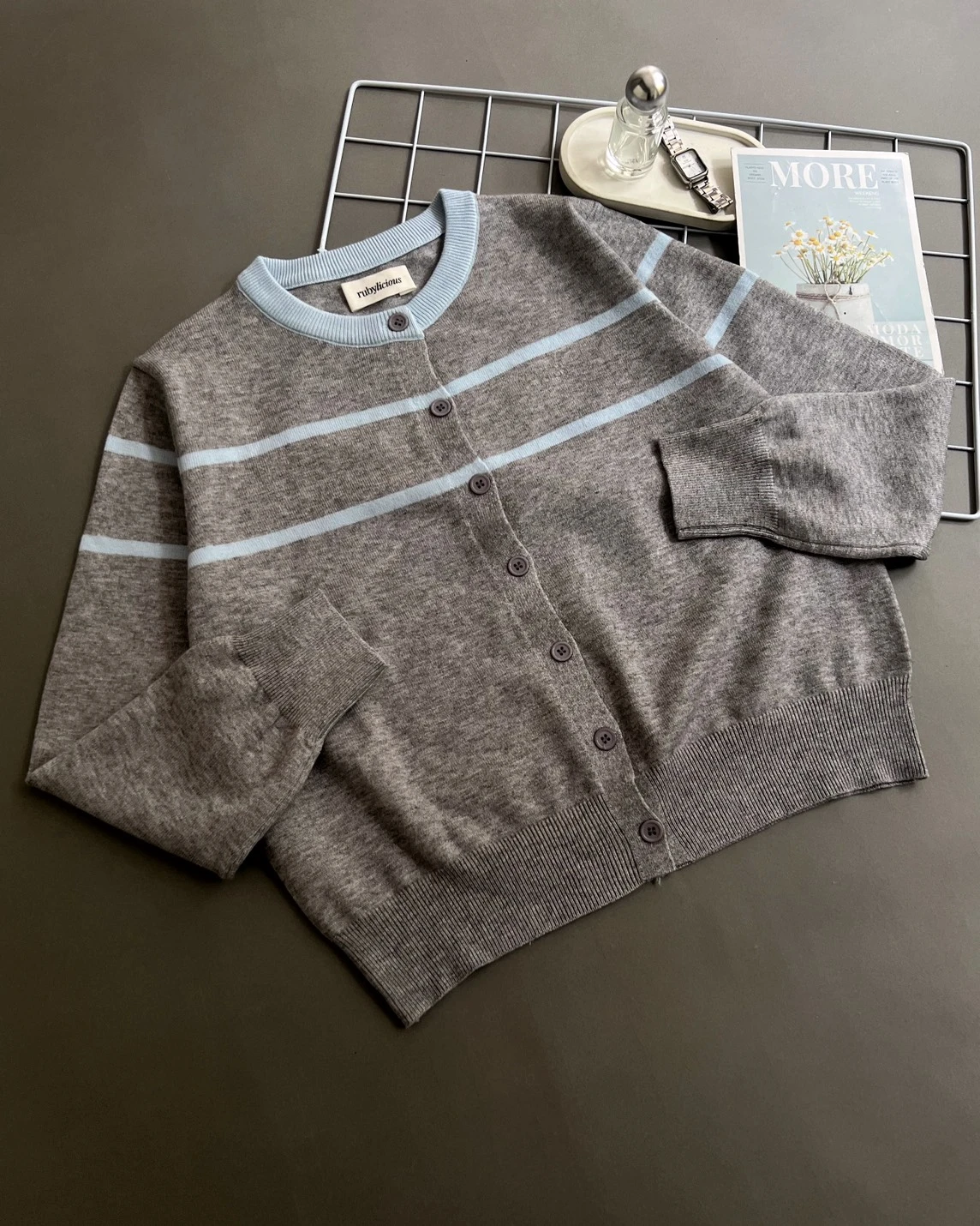 Dashel Cardigan Kode 240 A Misty Grey