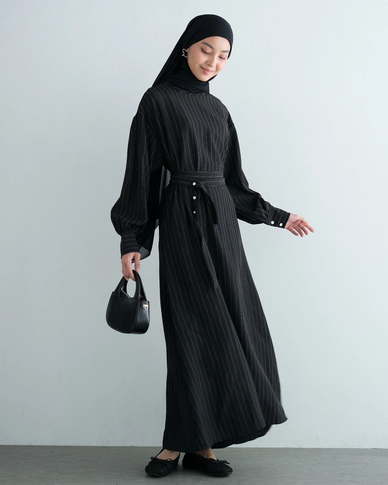 Sanya Maxi Dress Kode 20344 Black