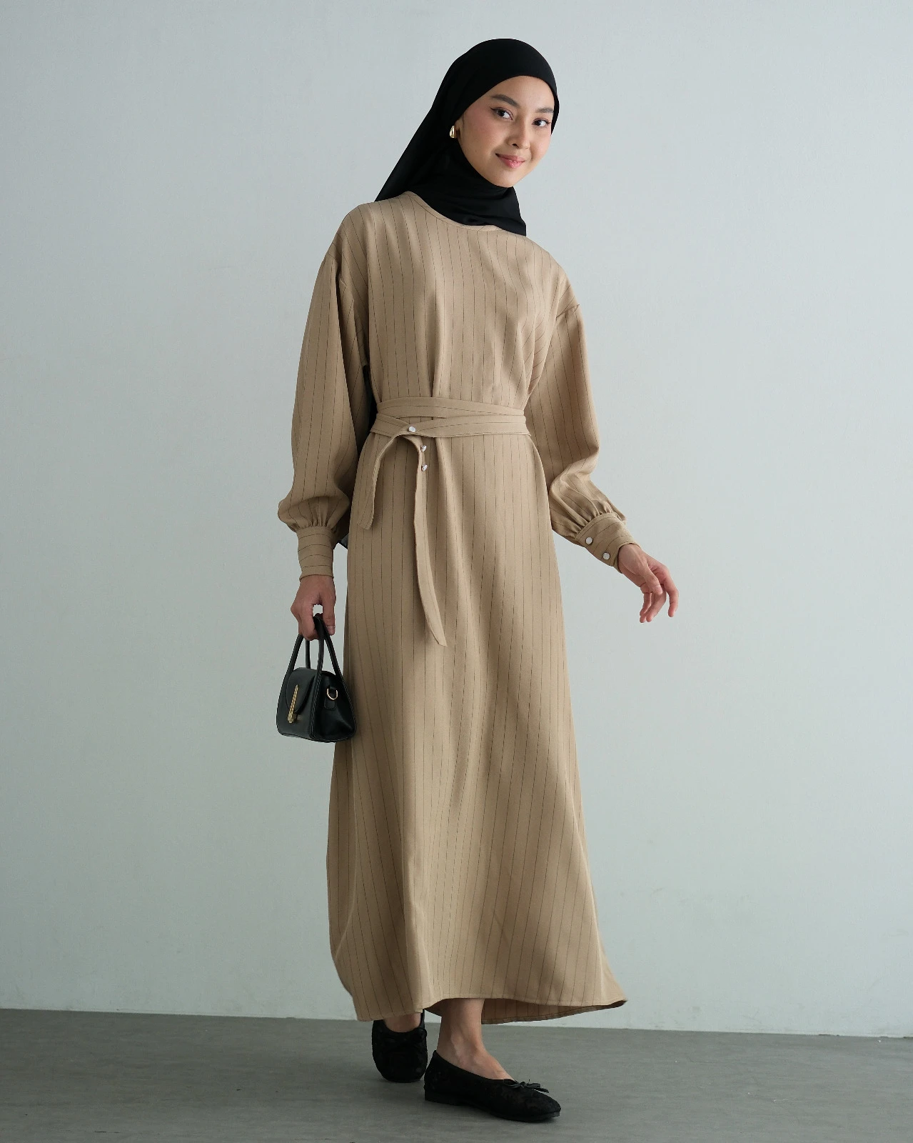 Sanya Maxi Dress Kode 20344 Khaki