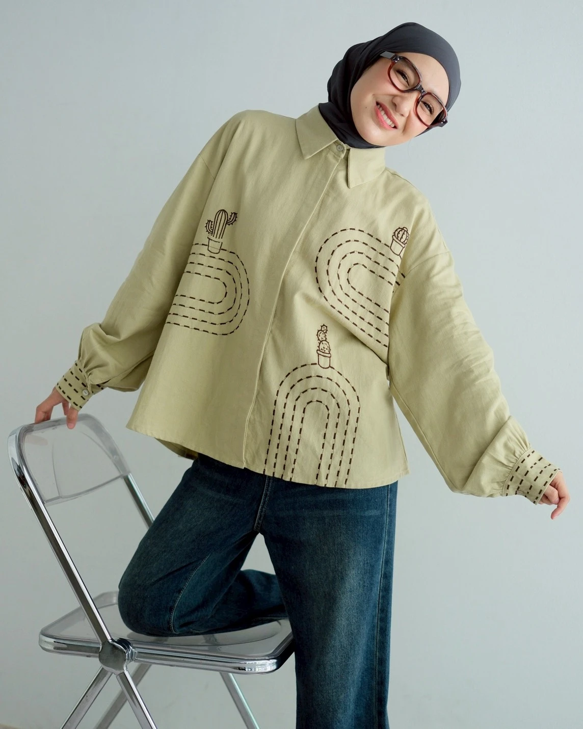 Cactus Shirt Kode 20390 Khaki