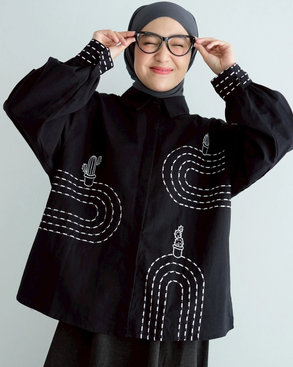 Cactus Shirt Kode 20390 Black