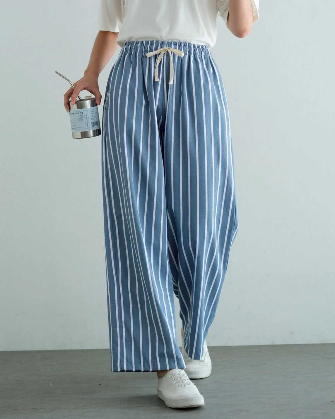 Hayes Stripe Pants Kode 14086 Grey