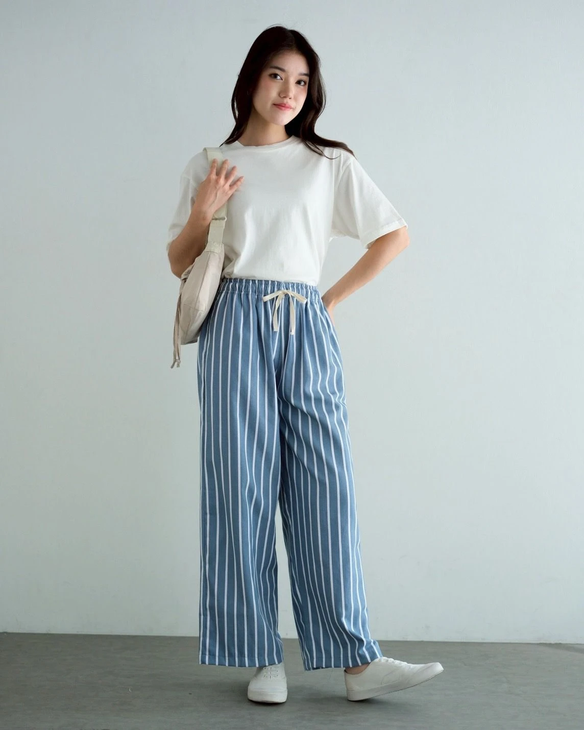 Alternative view of Hayes Stripe Pants Kode 14086 Grey
