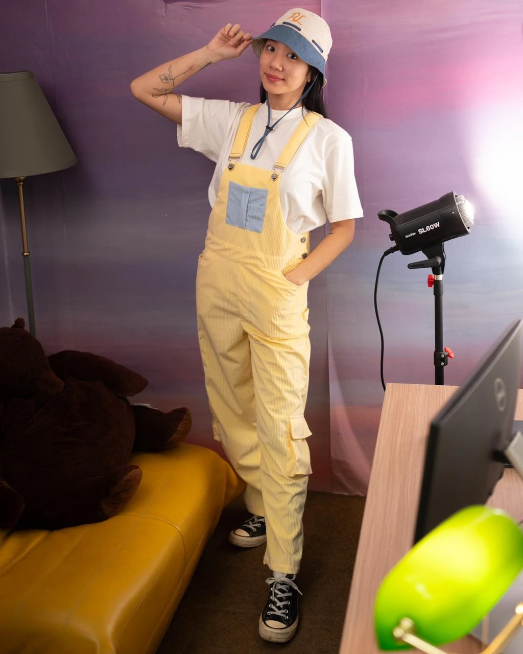 Huntley Overall Yellow