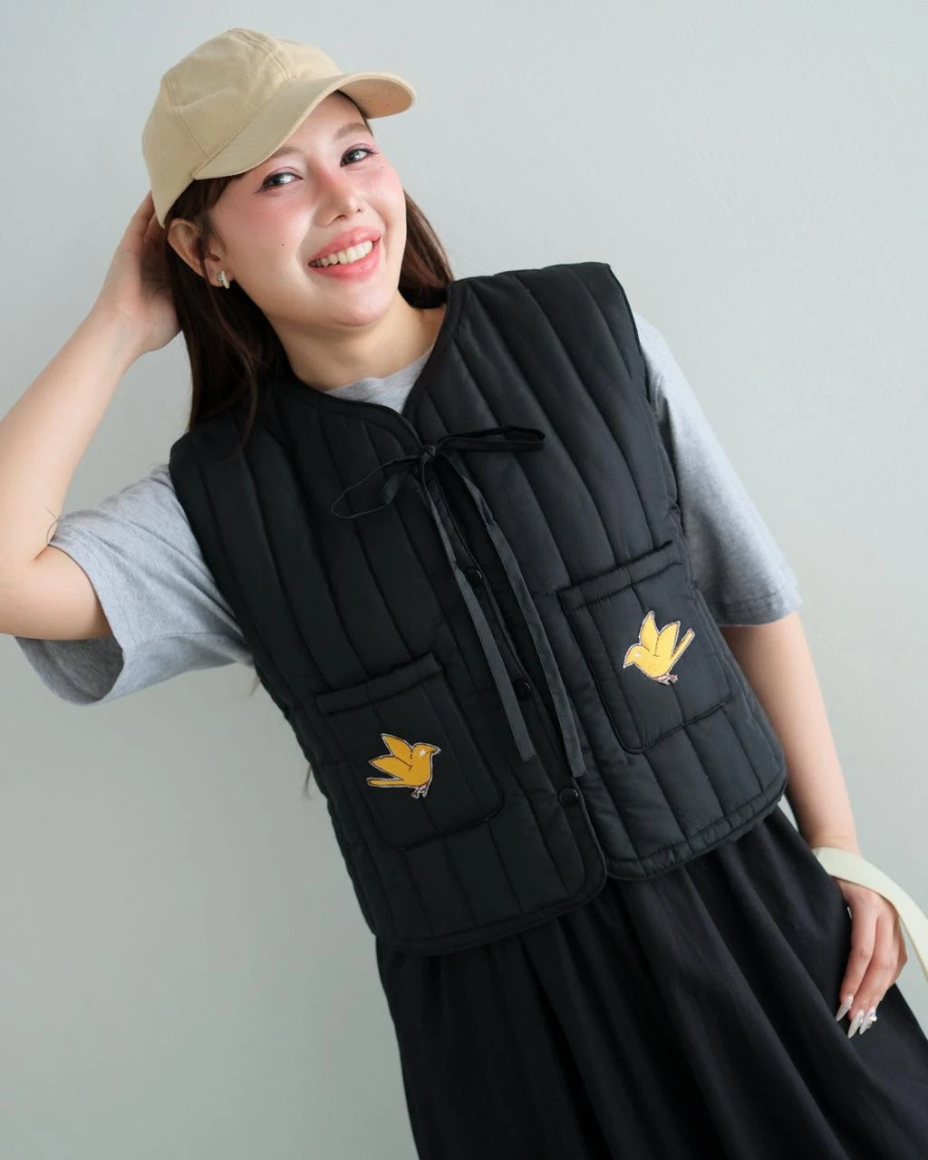 Alternative view of Kimiko Vest Black