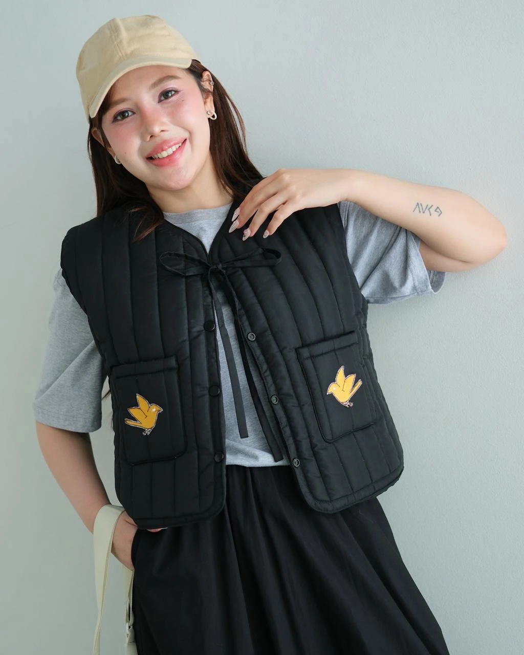Kimiko Vest Black