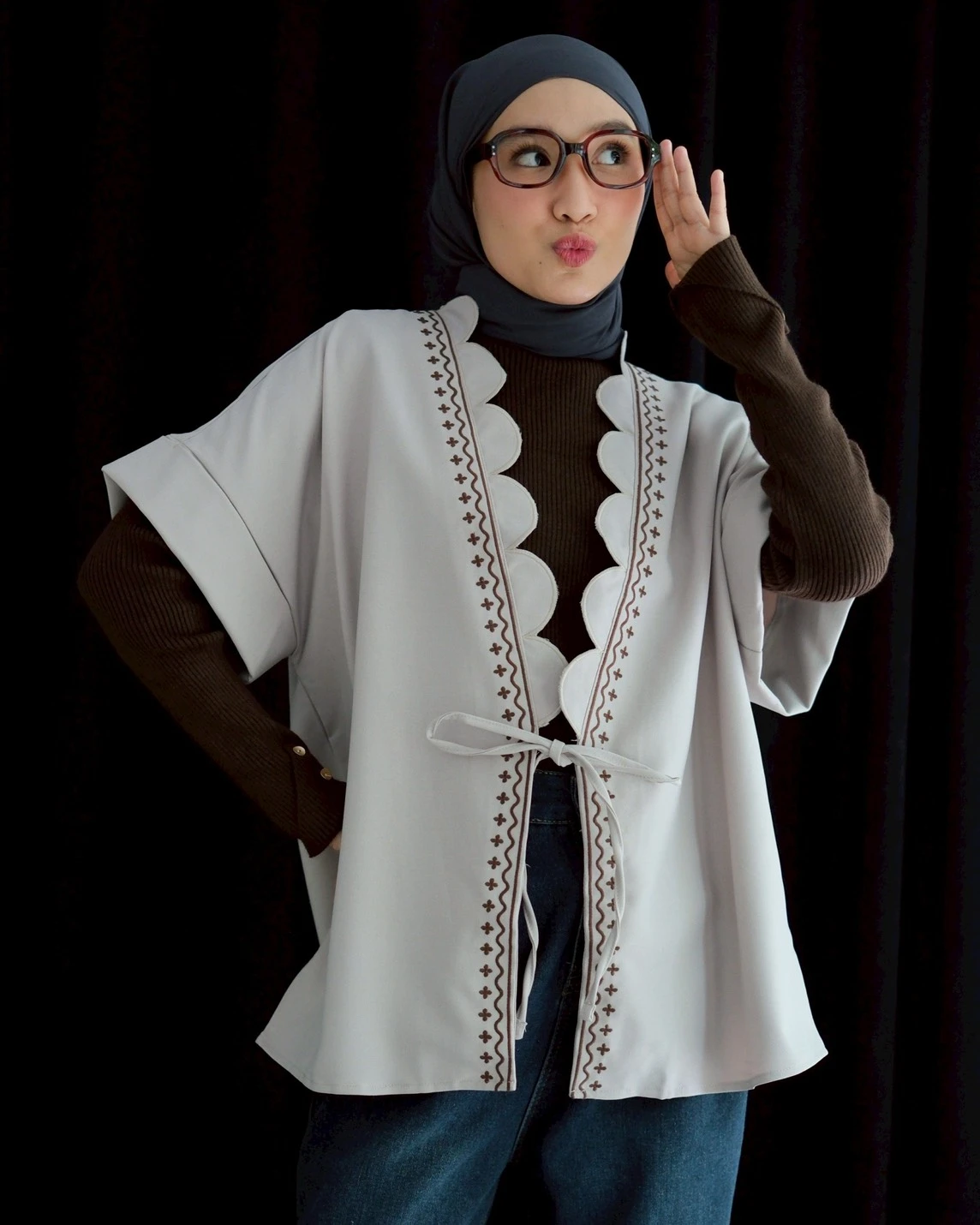 Alternative view of Snezha Vest Kode 20376 Grey