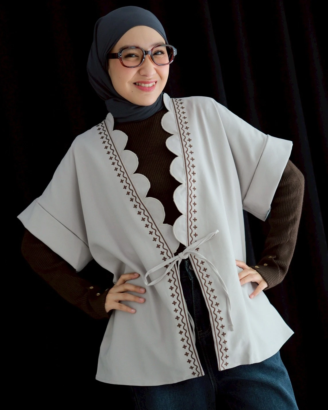 Snezha Vest Kode 20376 Grey