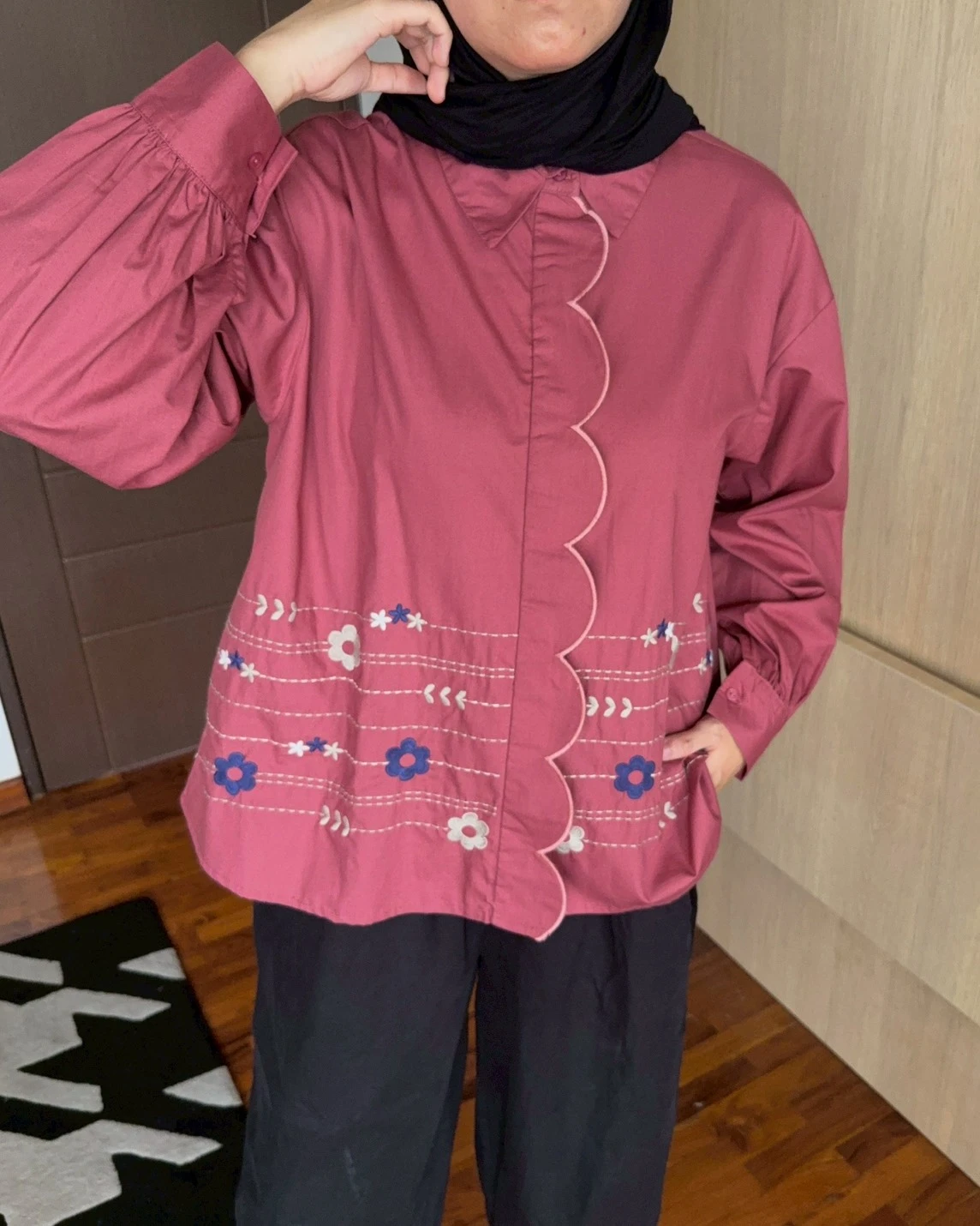 Biya Shirt Kode 3303 Guava Pink