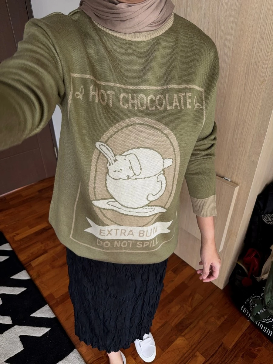 Usagi Sweater Khaki - Image 2
