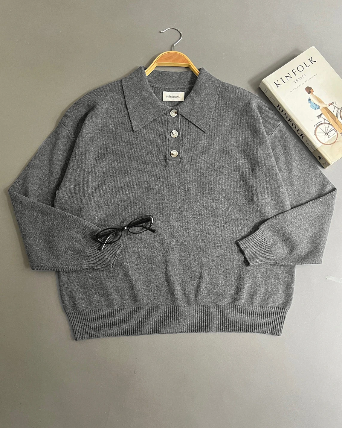 Alternative view of Jelica Longsleeve Dark Grey