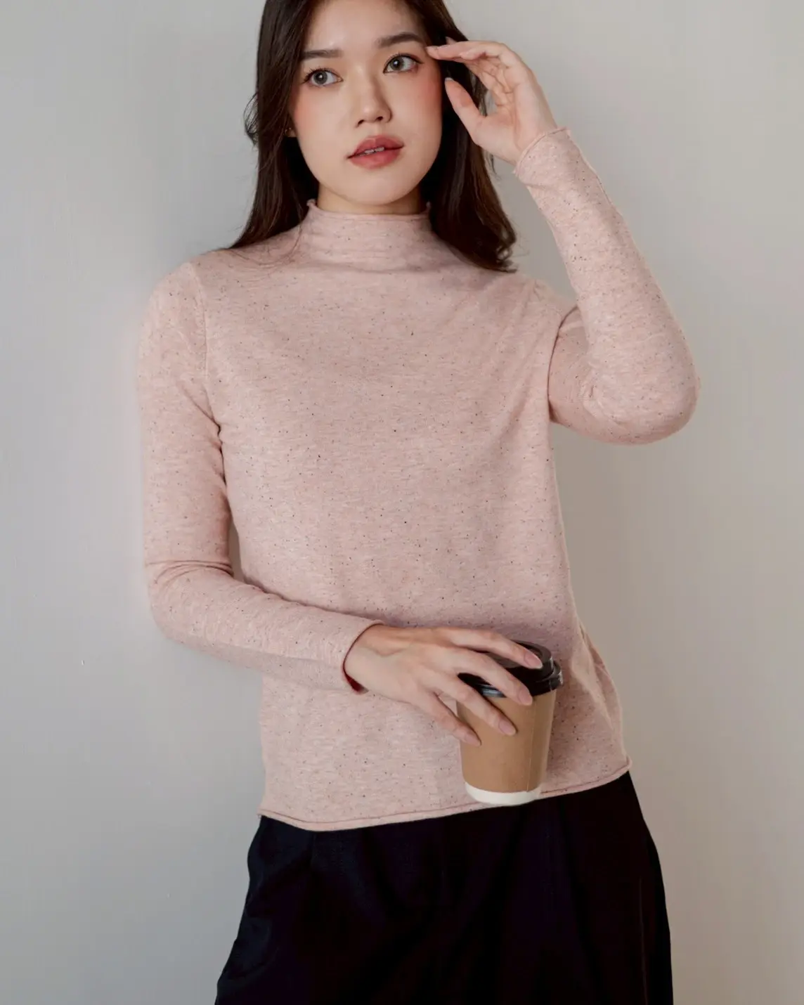 Bexora Turtleneck Longsleeve Kode 290J Pink