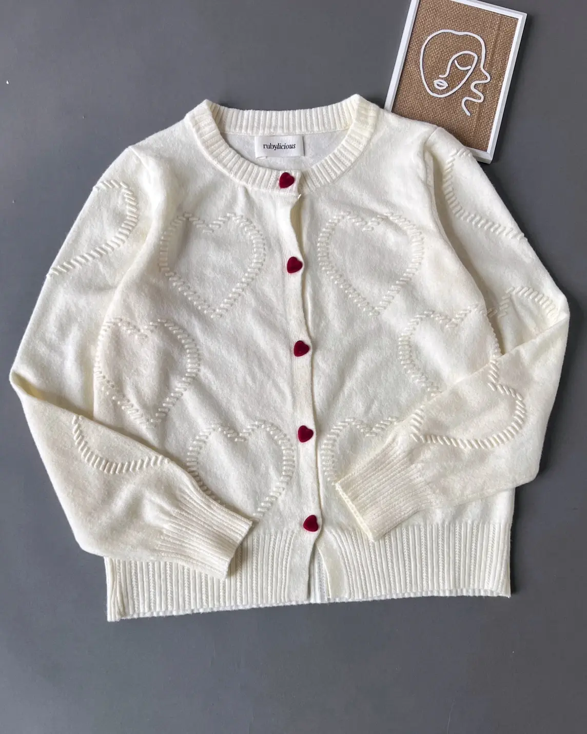 Cheren Cardi Kode 28K Broken White - Image 2