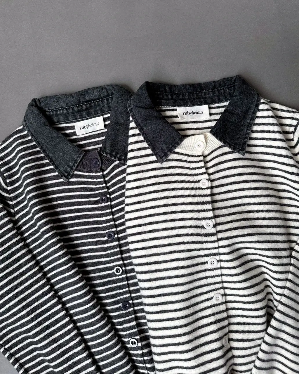Zeta Stripe Longsleeve Kode 215L Broken White - Image 3