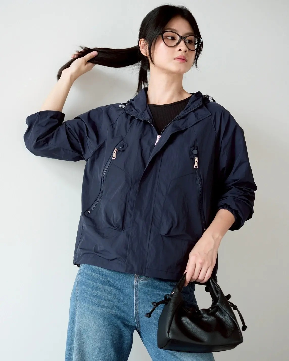 Yanora Jacket Navy - Image 3