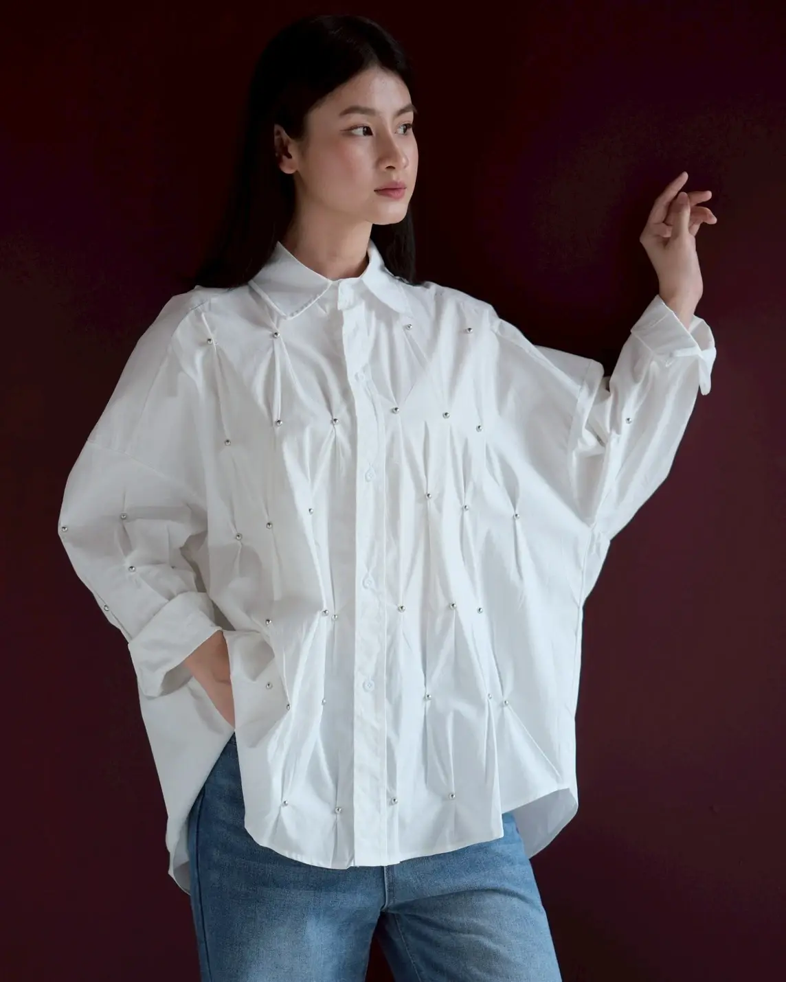 Zivah Oversize Shirt Broken White