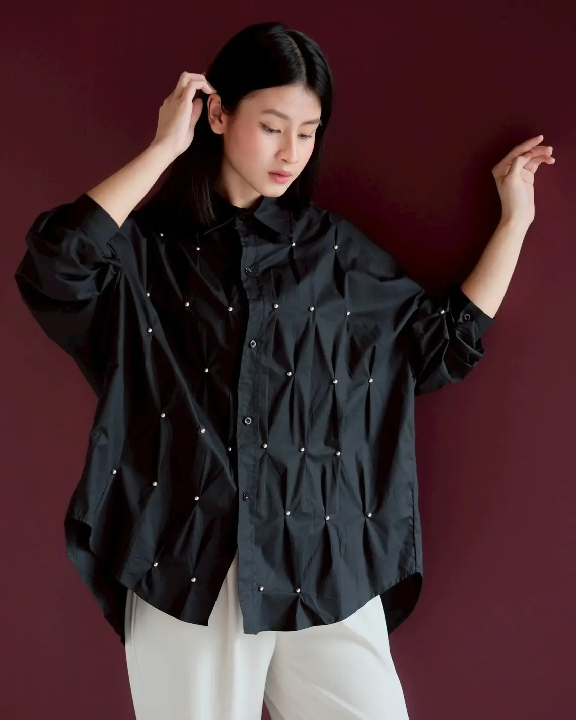 Zivah Oversize Shirt Black