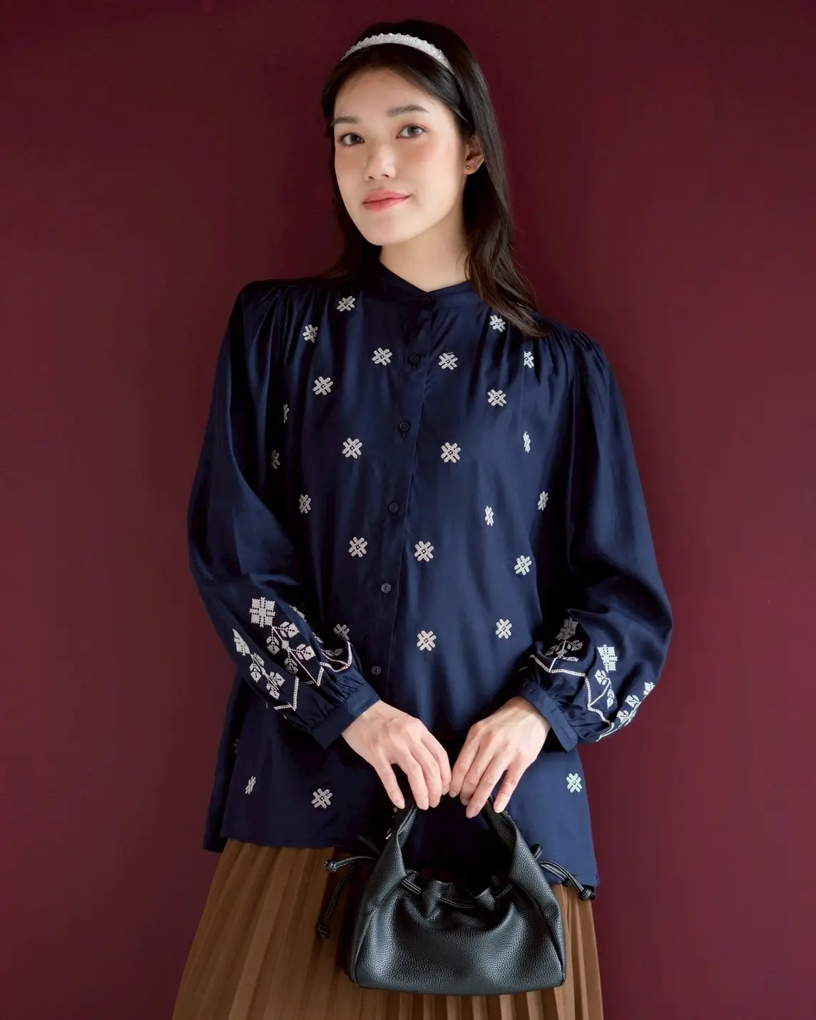 Celize Shirt Kode 60099 Navy - Image 3