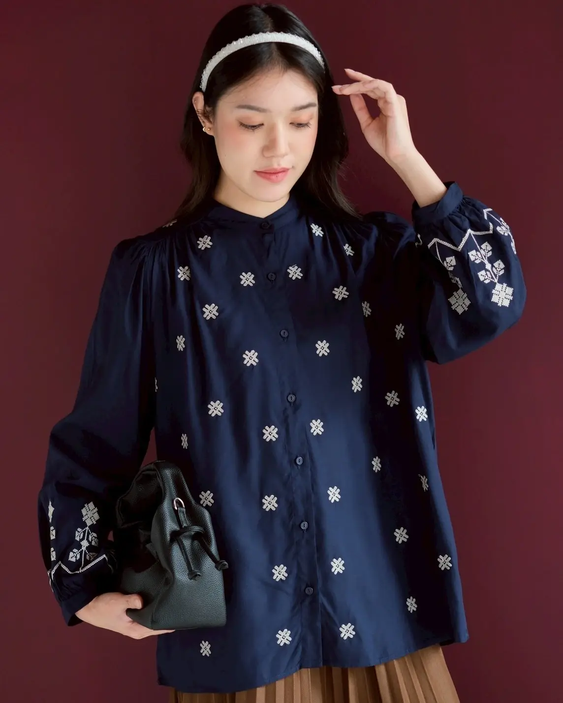 Celize Shirt Kode 60099 Navy
