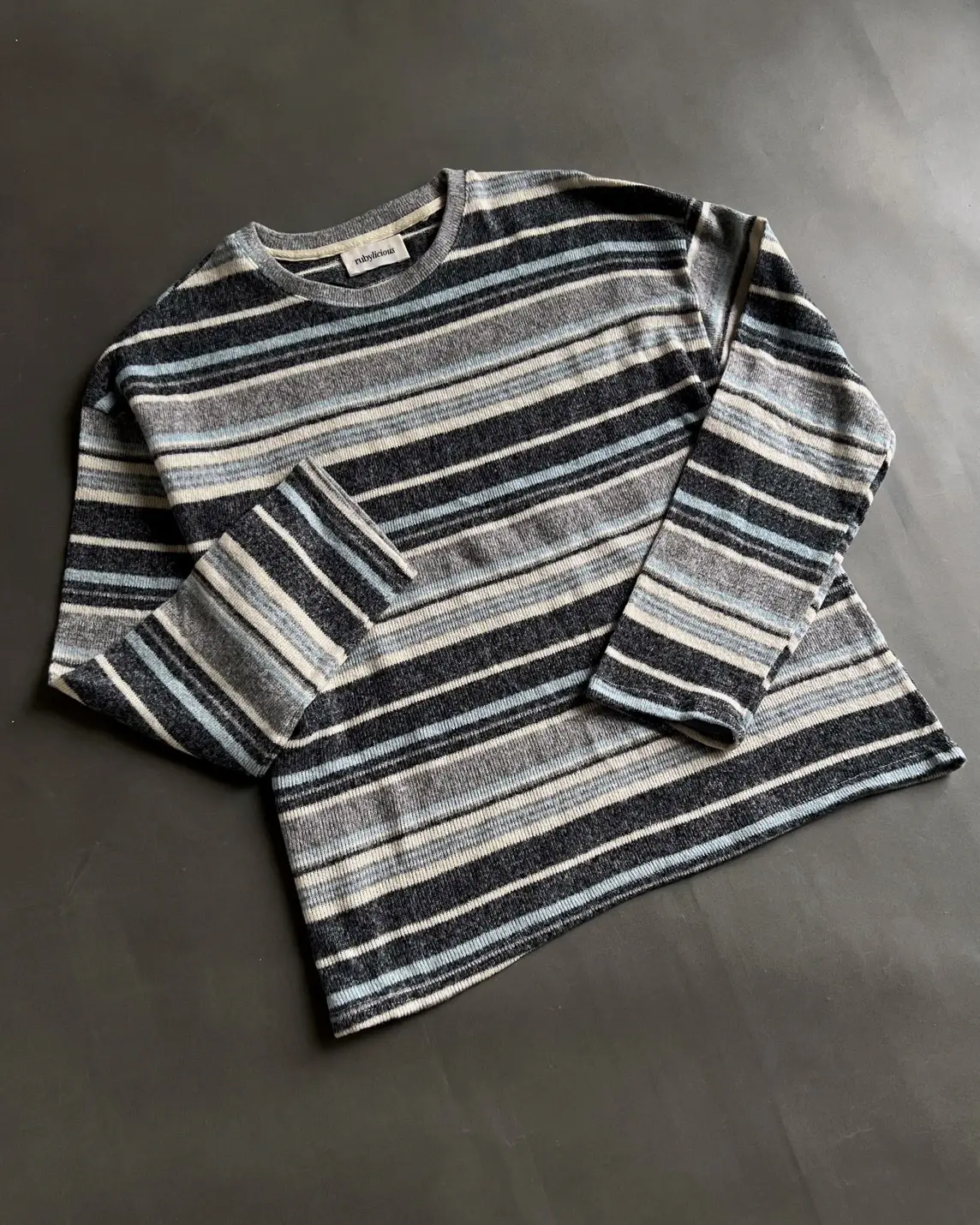 Chezy Stripe Longsleeve Kode 4J Blue - Image 2