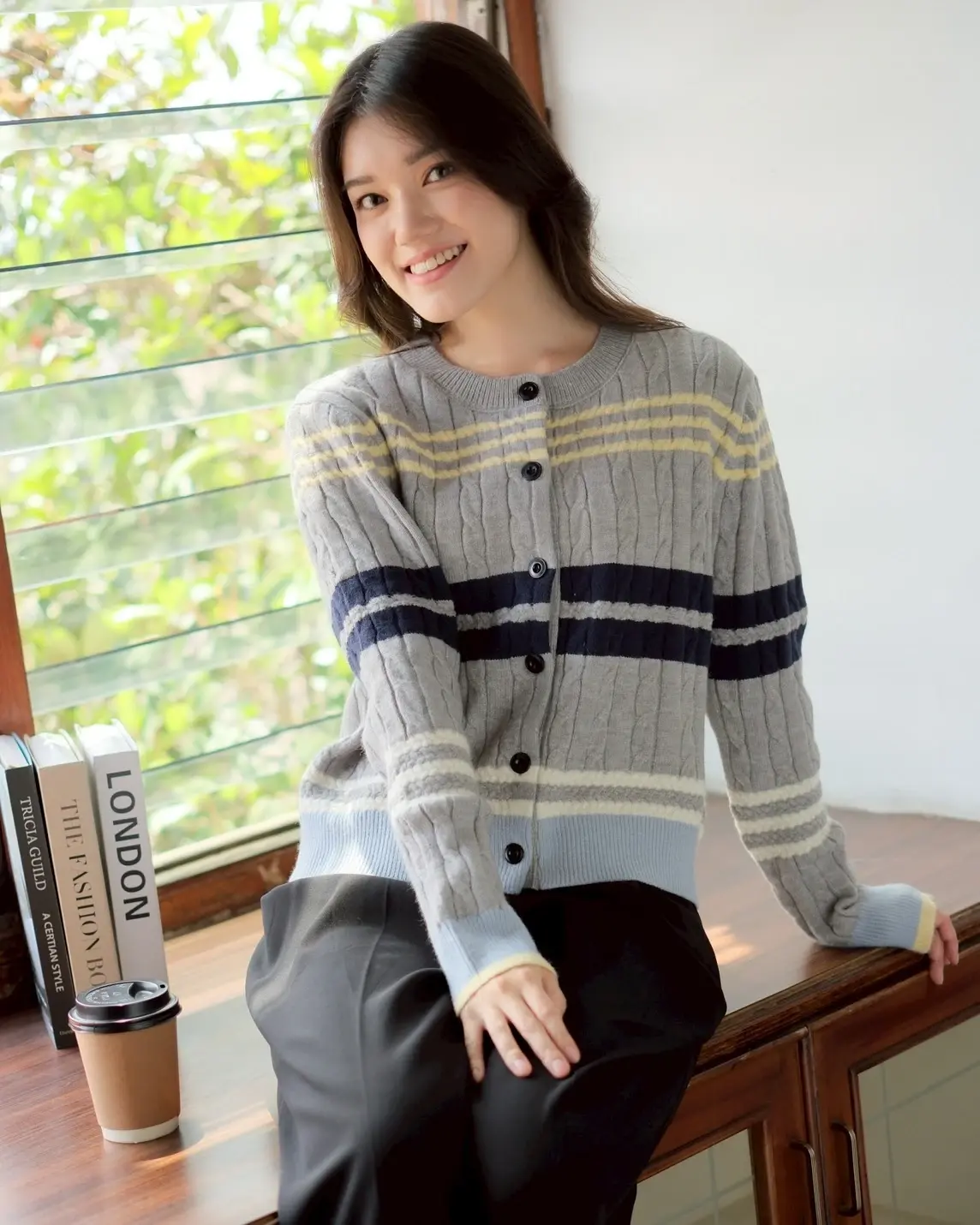 Desire Cardi Kode 56A Grey - Image 2